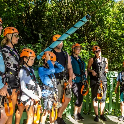 group listening to instructions