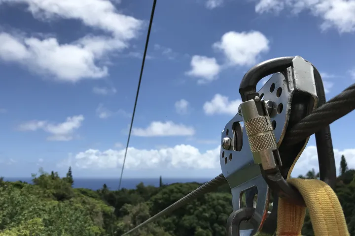 a person flying through the air